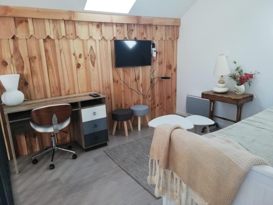Ravissante Maison 3* Avec Jacuzzi Proche Lac Biscarrosse Exterior foto